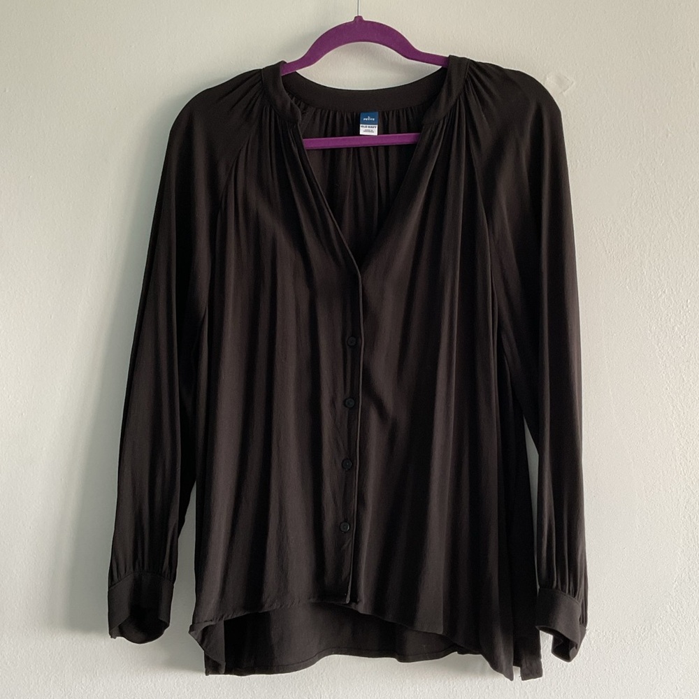 Old Navy Button-up Peasant Top